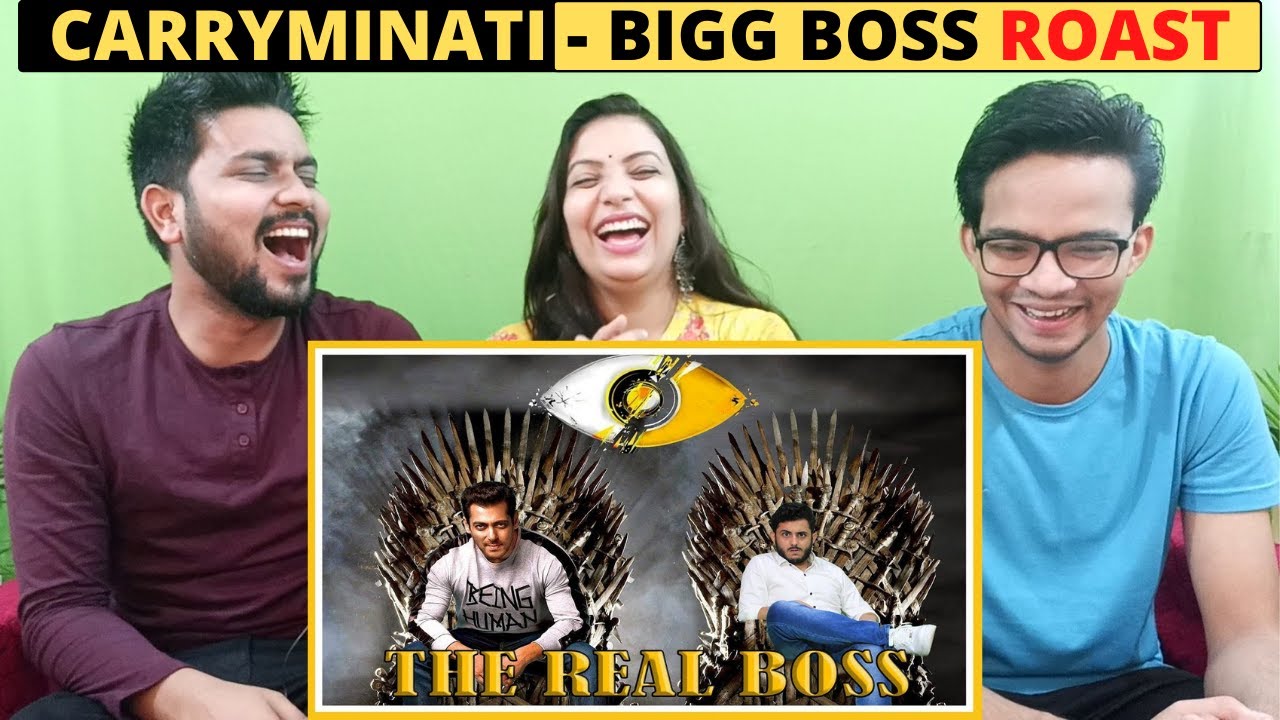 Bigg Boss Roast - CARRYMINATI | Reaction Video | Trendminati