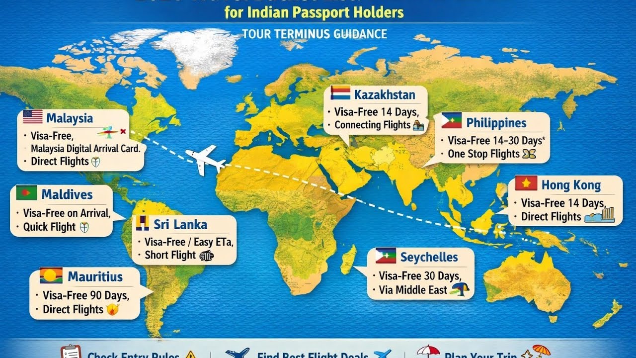 2026 International Travel Made Easy | 8 Visa-Free + 1 Bonus Country