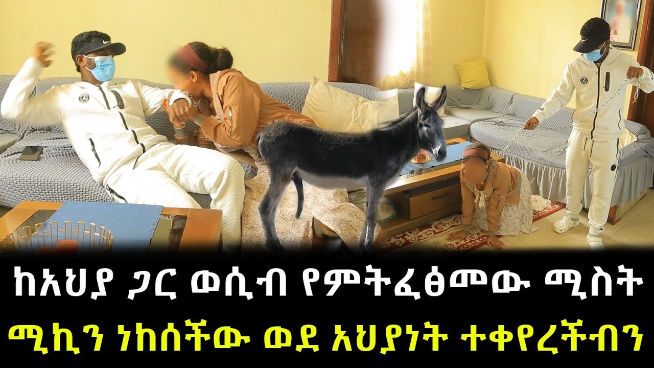 ሚኪ በአህያዋ ተነከሰ ። እያየናት ወደ አህያነት ተቀየረችብን !!