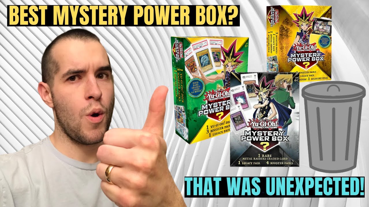 I THREW MY BEST PULL IN THE TRASH?! Which MYSTERY POWER BOX is BEST? MYSTERY Yugioh Cards Opening!