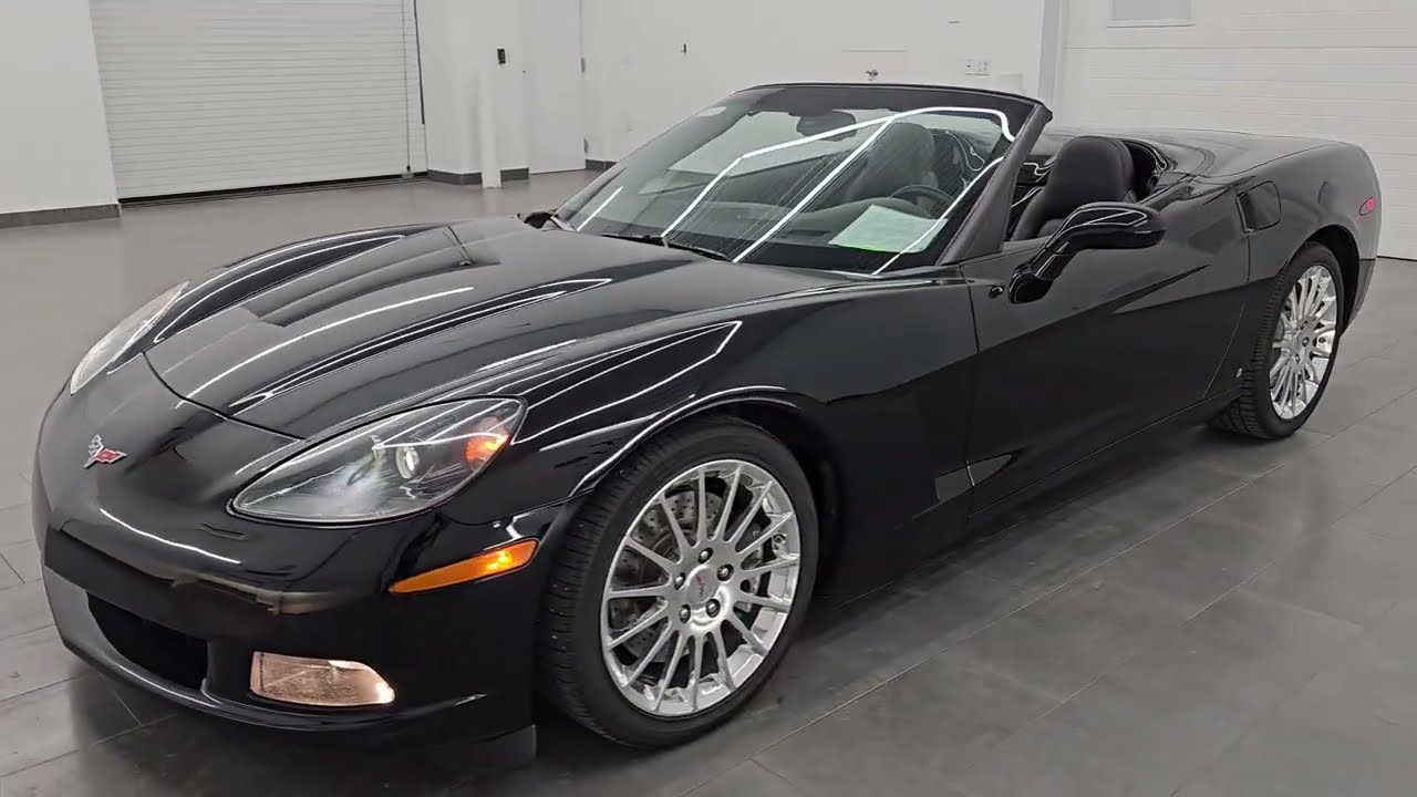 2007 CHEVROLET CORVETTE 3LT CONVERTIBLE STICK SHIFT LOOK AT THOSE WHEELS! 4K WALKAROUND 16248Z