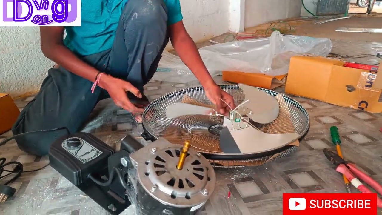 How to Install Wall mount Fan Video | Ding Dong Electrical | Plumbing | Ding Dong 