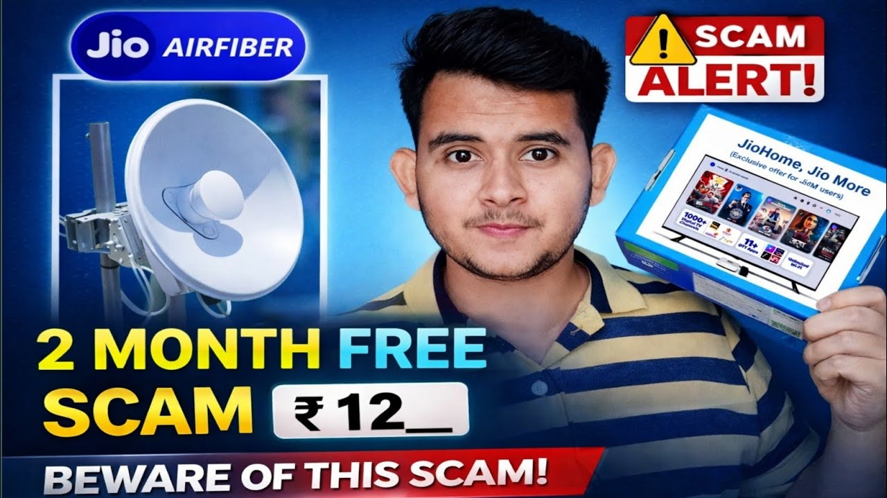 Jio AirFiber 2 Month FREE Scam  | ₹1200 installation के लिए charges | ₹349 + 600 JioHome Offer