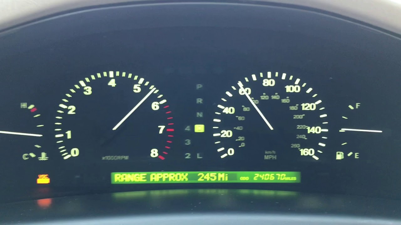 2000 Lexus LS400 0-60 / Kickdown