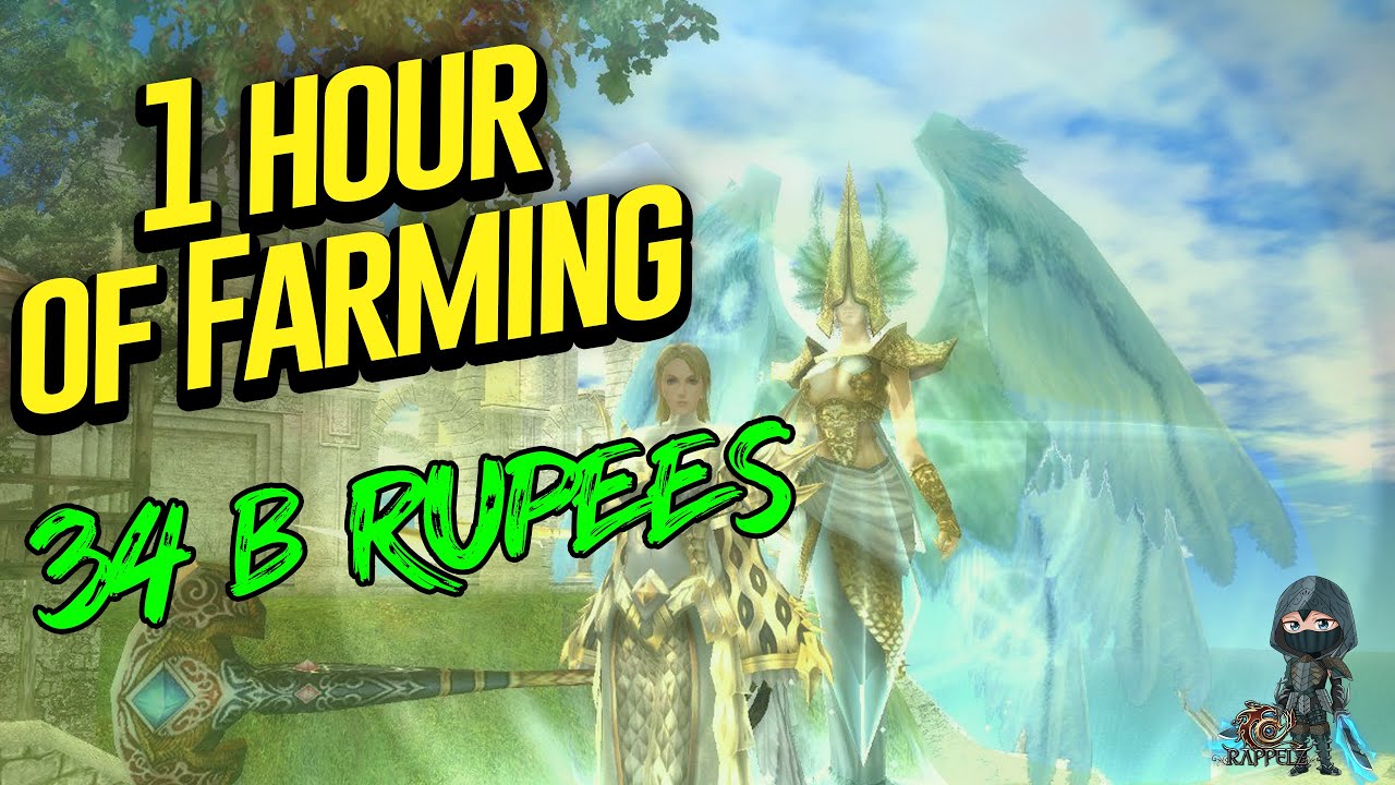 34b Rupees | 1 hour Farm | 4x Speed #rappelz