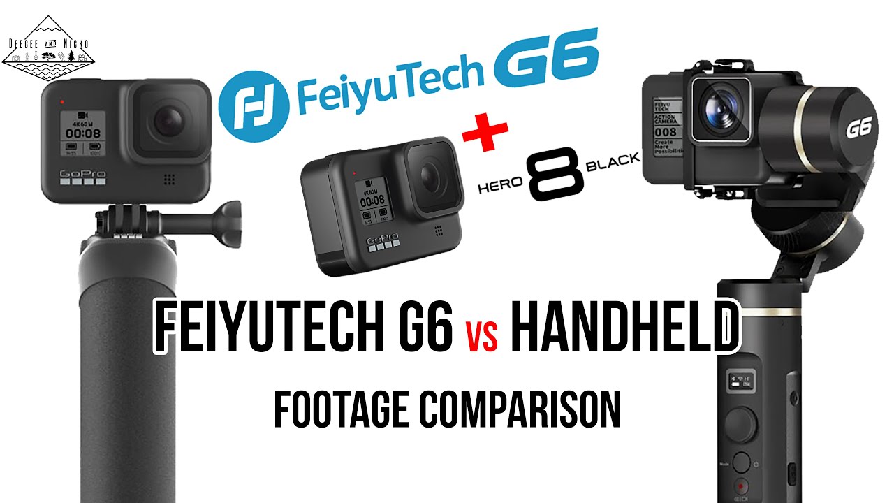 Gopro HERO 8 BLACK Gimbal Compatibility | Feiyutech G6 vs Handheld Footage Comparison