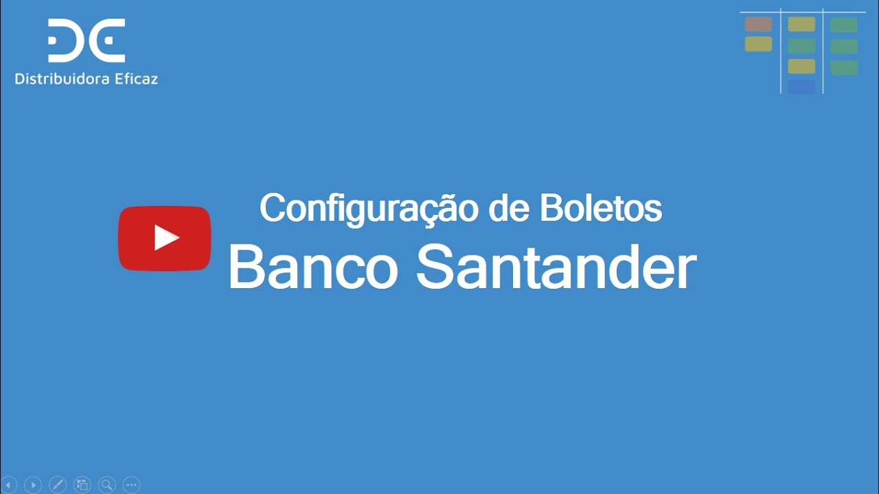 Configuração de Boletos - Banco Santander