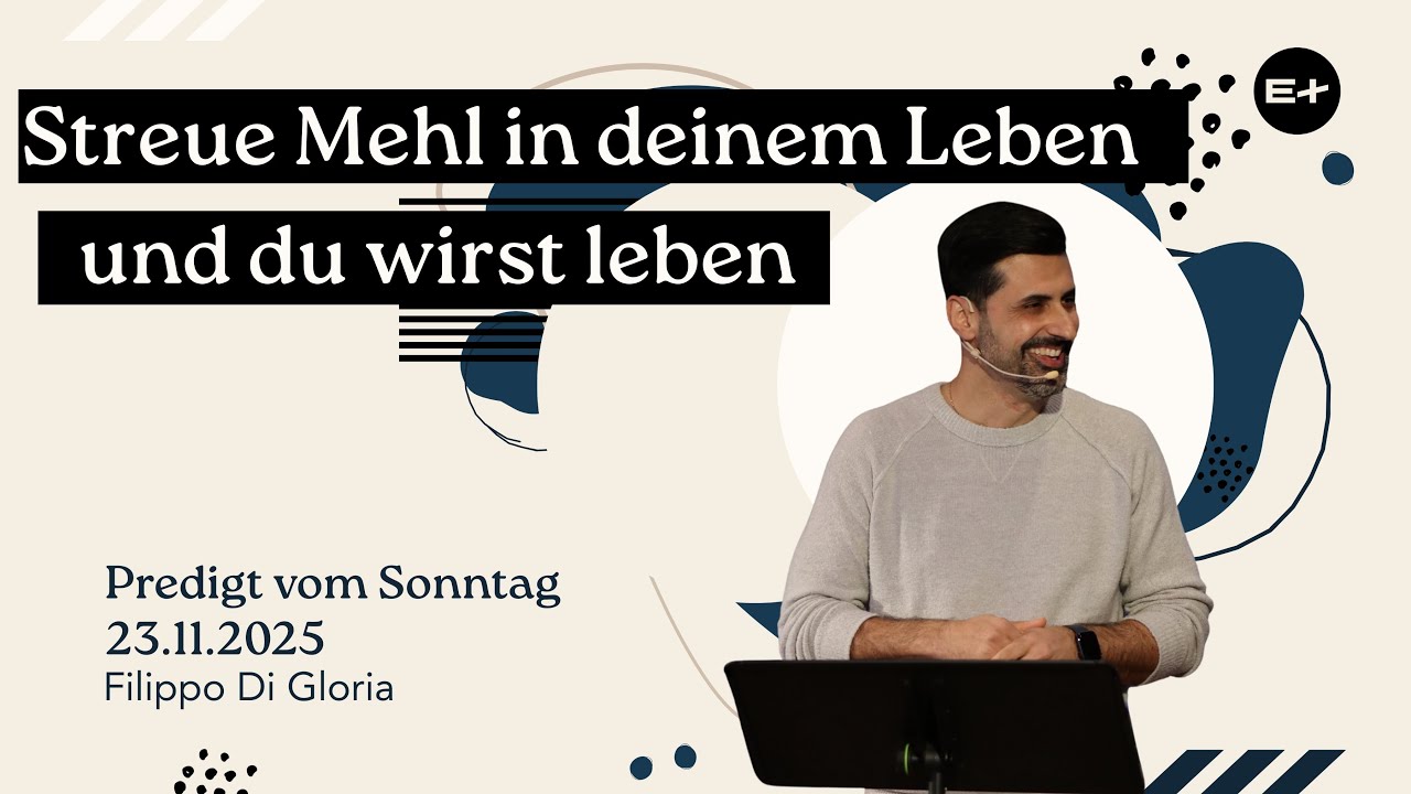 Streu Mehl in deinem Leben und du wirst Leben - Filippo Di Gloria