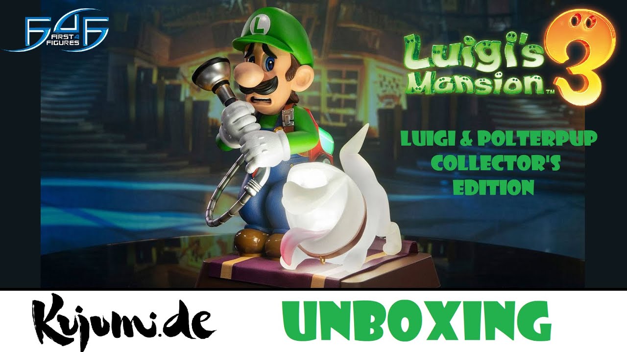 UNBOXING - Luigi und Polterpinscher Statue (Collector's Edition) aus Luigi's Mansion 3