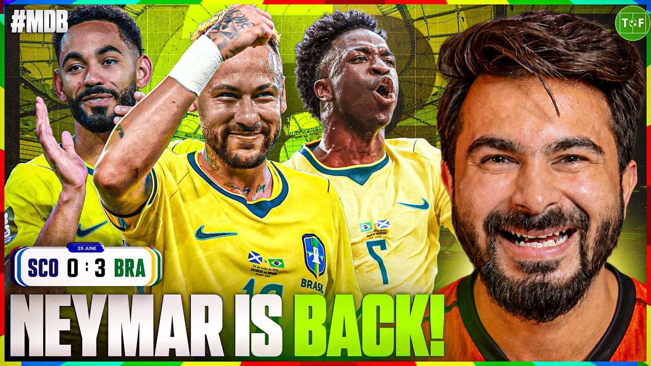 NEYMAR IS FINALLY BACK FOR BRAZIL!