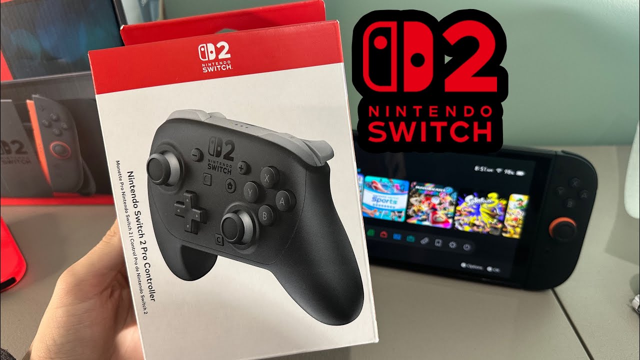 Nintendo Switch 2 Pro Controller Unboxing & Review