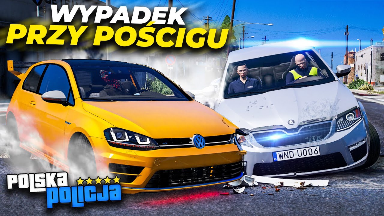 Polska Policja - WJECHAŁ WPROST NA NAS😲 | WRD