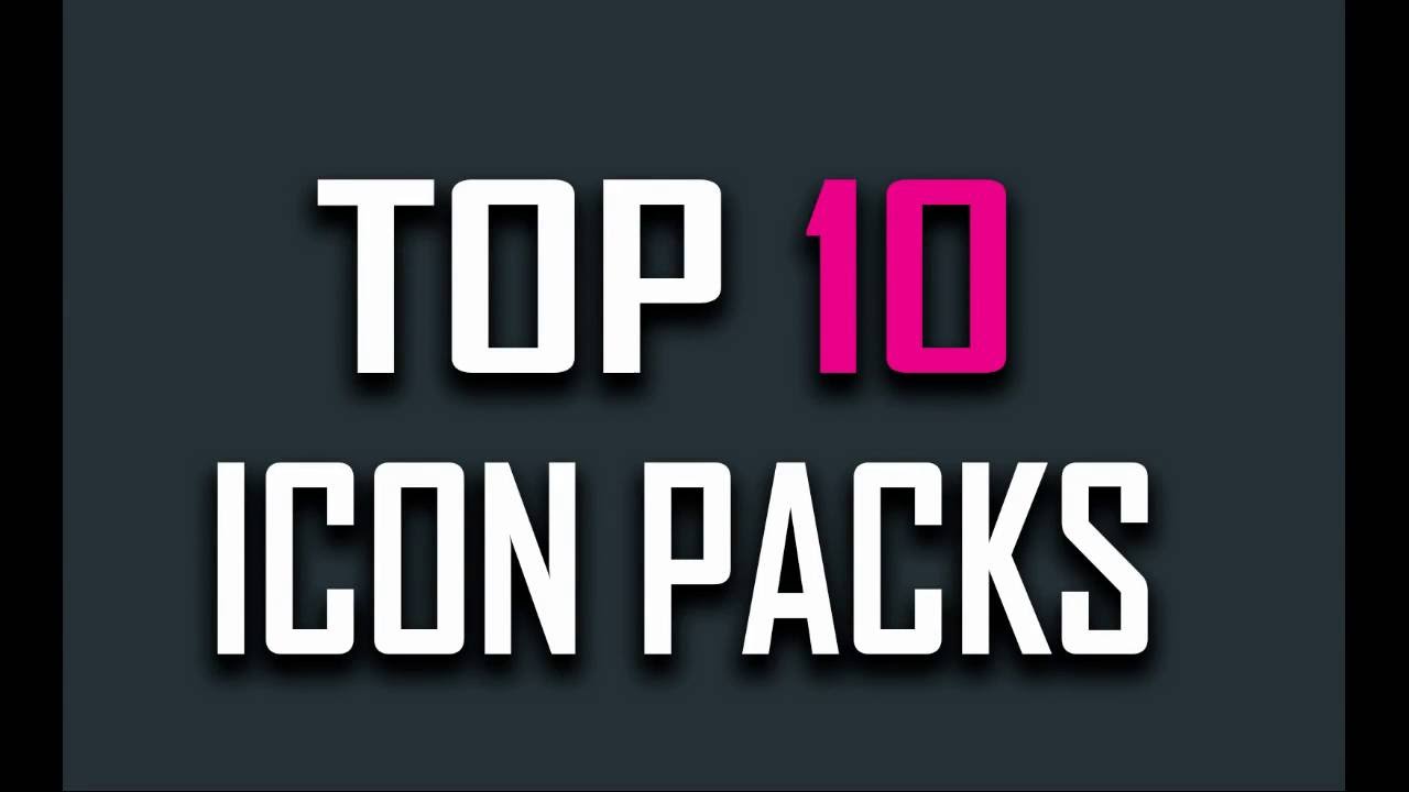 Top 10 Icon Packs 2016