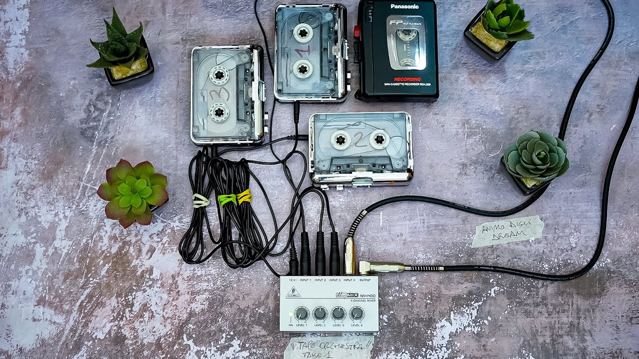 Walkman TAPE ORCHESTRA // Ambient Cassette Loops || Take 1 - Drones Plant