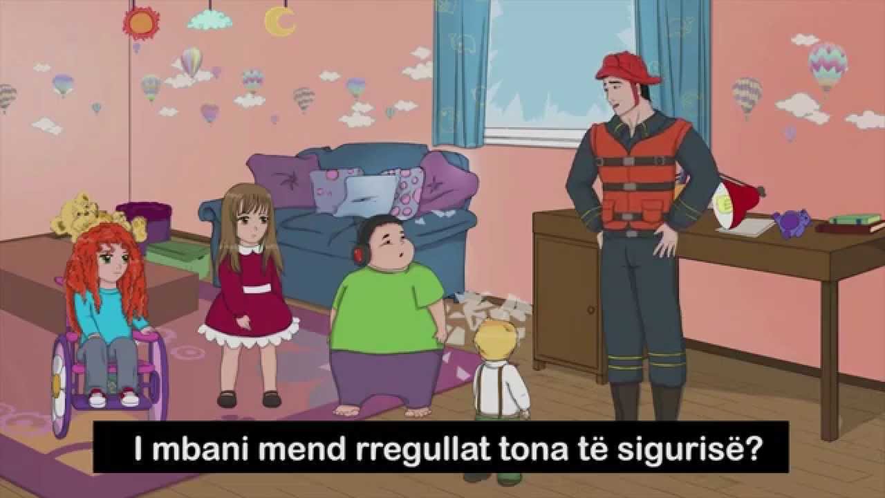 Si të reagojmë gjatë tërmetit - Film i animuar edukativ