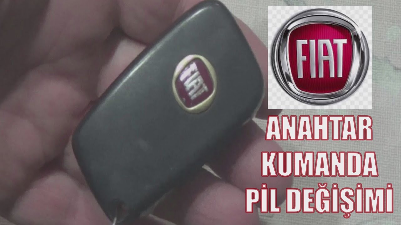 FİAT ANAHTAR KUMANDA PİLİ DEĞİŞİMİ (Linea.Fiorino,Doblo,Punto,Bravo,Ducato)