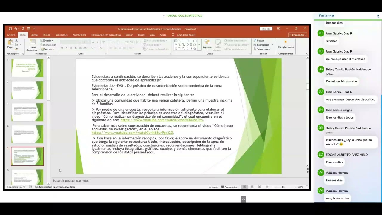Sesión En Linea Semana 3