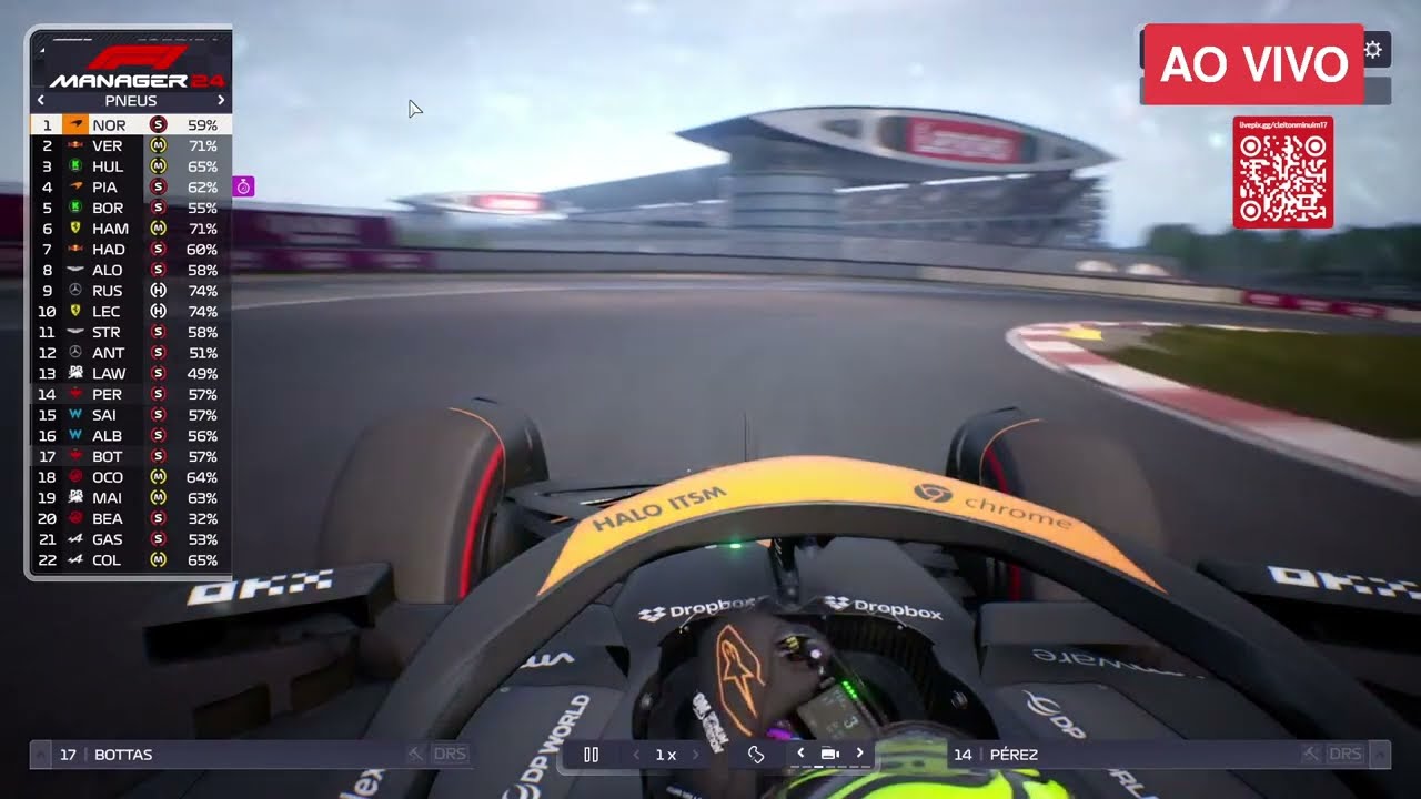 F1 GP DA CHINA  AO VIVO 2026 COM IMAGENS ANTONELLI LIDERA - F1 MANAGER 24