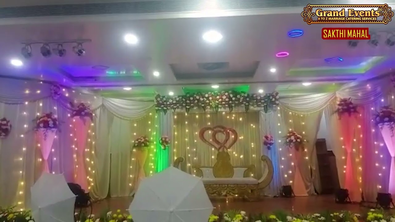 Wedding Celebration | Hall Decoration | Welcome Drinks | Grand Events A to Z Catering Services