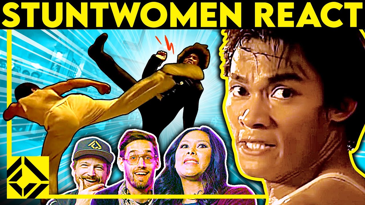 Stuntwomen React to Bad & Great Hollywood Stunts 8