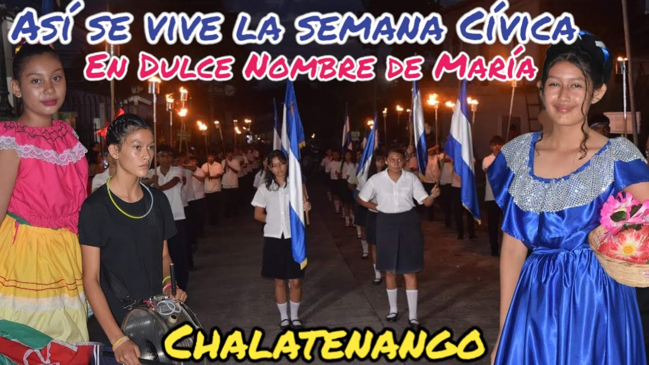 Así se vive La Semana Cívica en Dulce Nombre de María Chalatenango #elsalvador #2023 #cultura