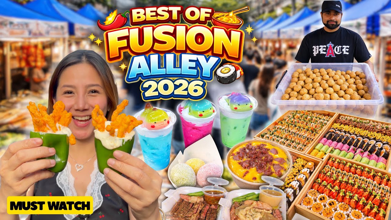 10 NEW Best Street Food in Fusion Alley 2026. MUST TRY Viral Food in Manila