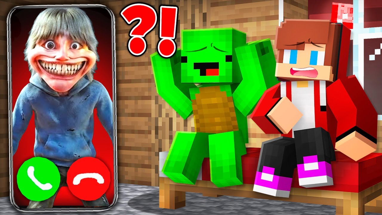 Why Mikey and JJ get a Call from 67 Monster in Minecraft !? - Maizen