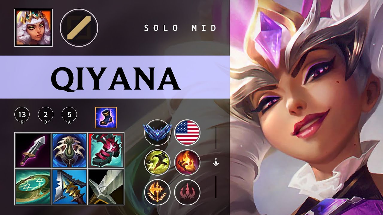 Qiyana Mid vs Vladimir - NA Diamond Patch 26.01