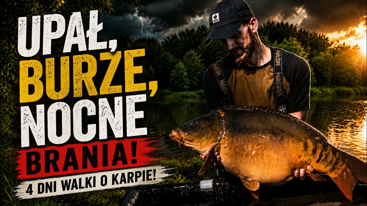 Jak łowić karpie w upale? VLOG - Team CarpBaits - Michał Kadaj