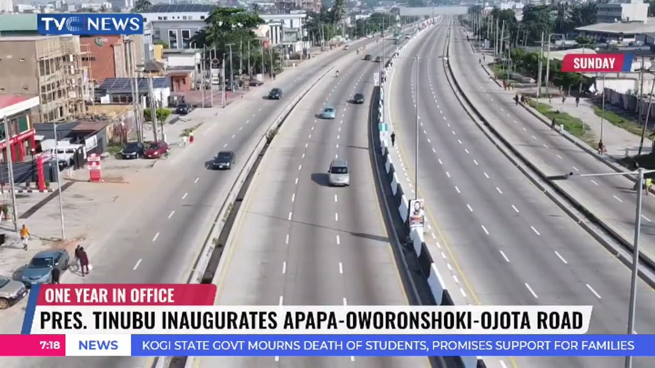 Pres. Tinubu Inaugurates Third Mainland Bridge, Apapa-Oworonshoki-Ojota Road