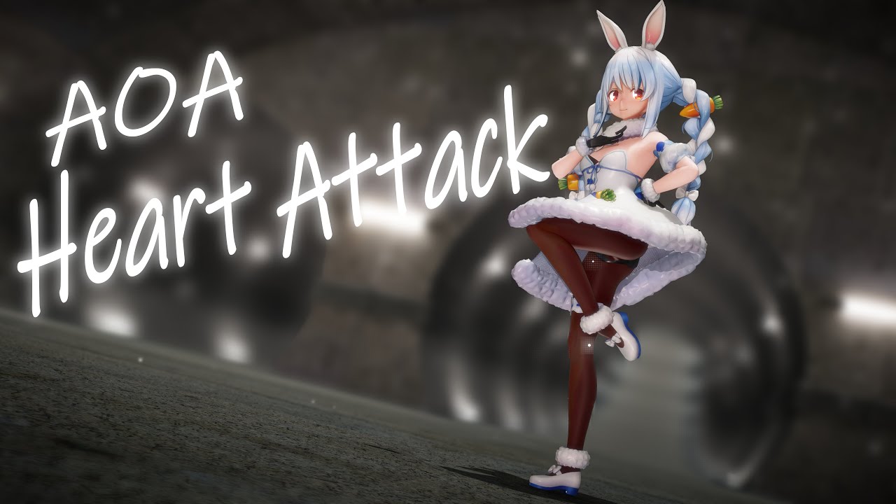【Hololive】兎田ぺこらでHeart Attack【4K】【MMD】【カメラ配布/Camera DL】