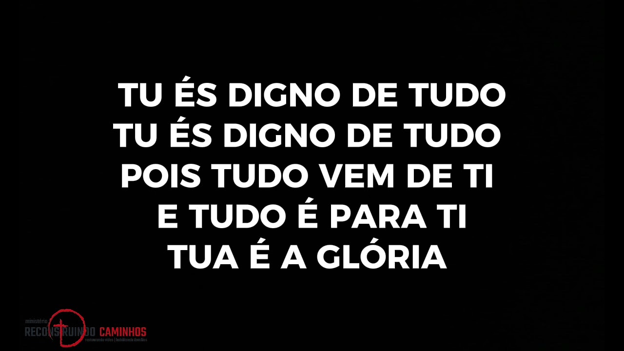 Digno de Tudo + Te Exaltamos - Nivea Soares | Playback Fundo Preto 