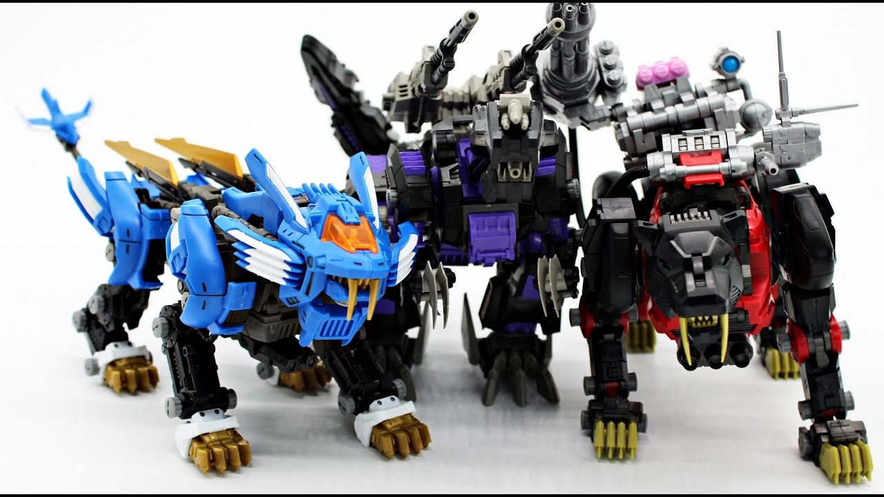 My thoughts on three of the new 1/100 RMZ Takara Tomy Zoids - Compared to their HMM versions