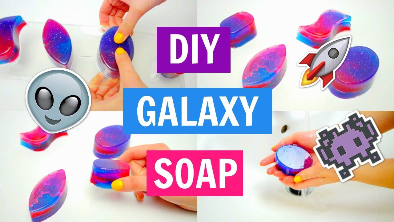 DIY - How to make GALAXY SOAP ! Very easy ! | LifeAsNastia
