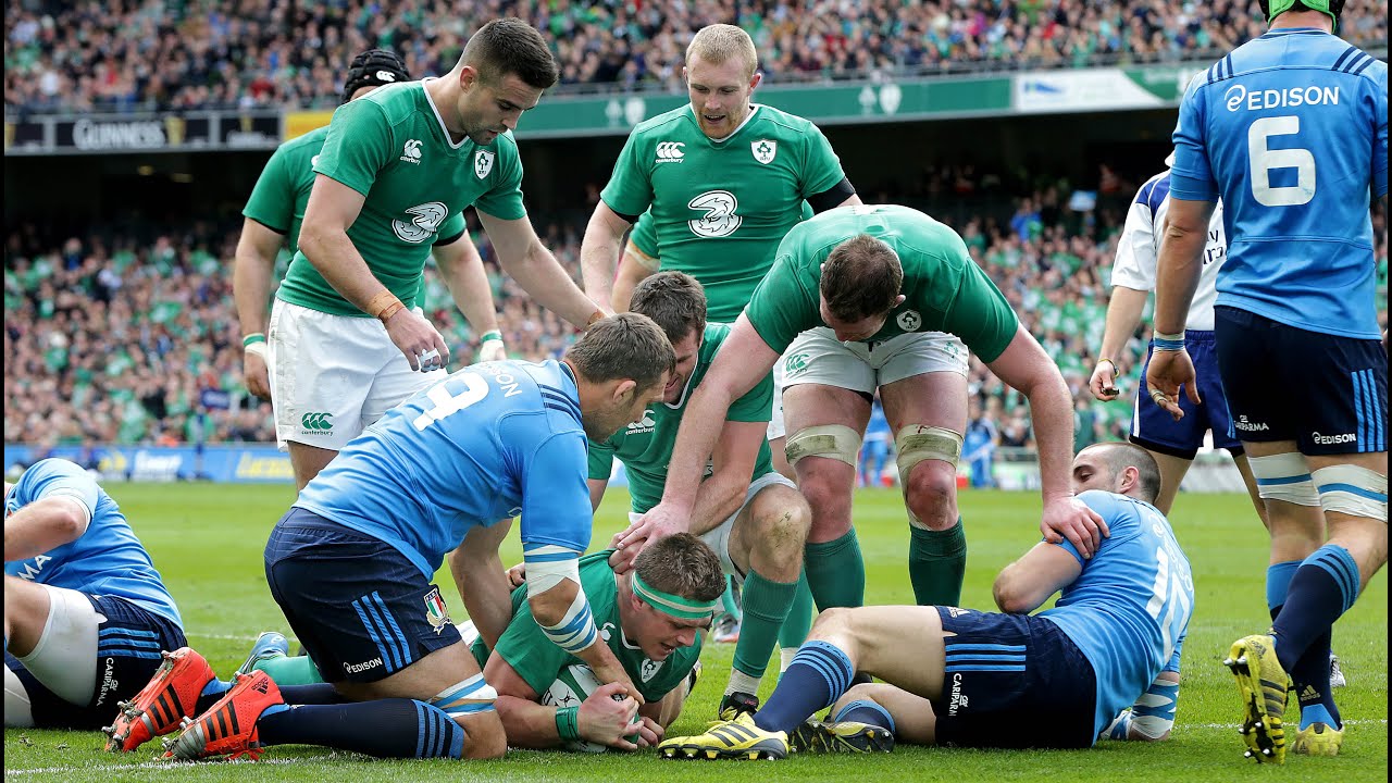 CJ Stander powers over after great Earls break! | RBS 6 Nations