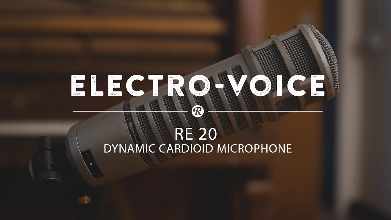Electro-Voice RE-20 Dynamic Cardioid Microphone | Reverb Demo Video