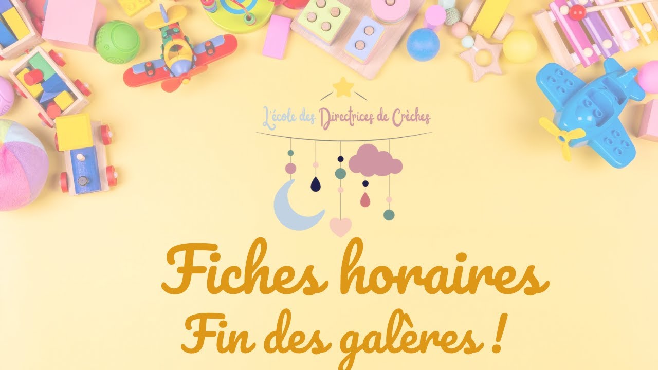 Management en cr&egrave;che : Fiches horaires = fin des gal&egrave;res