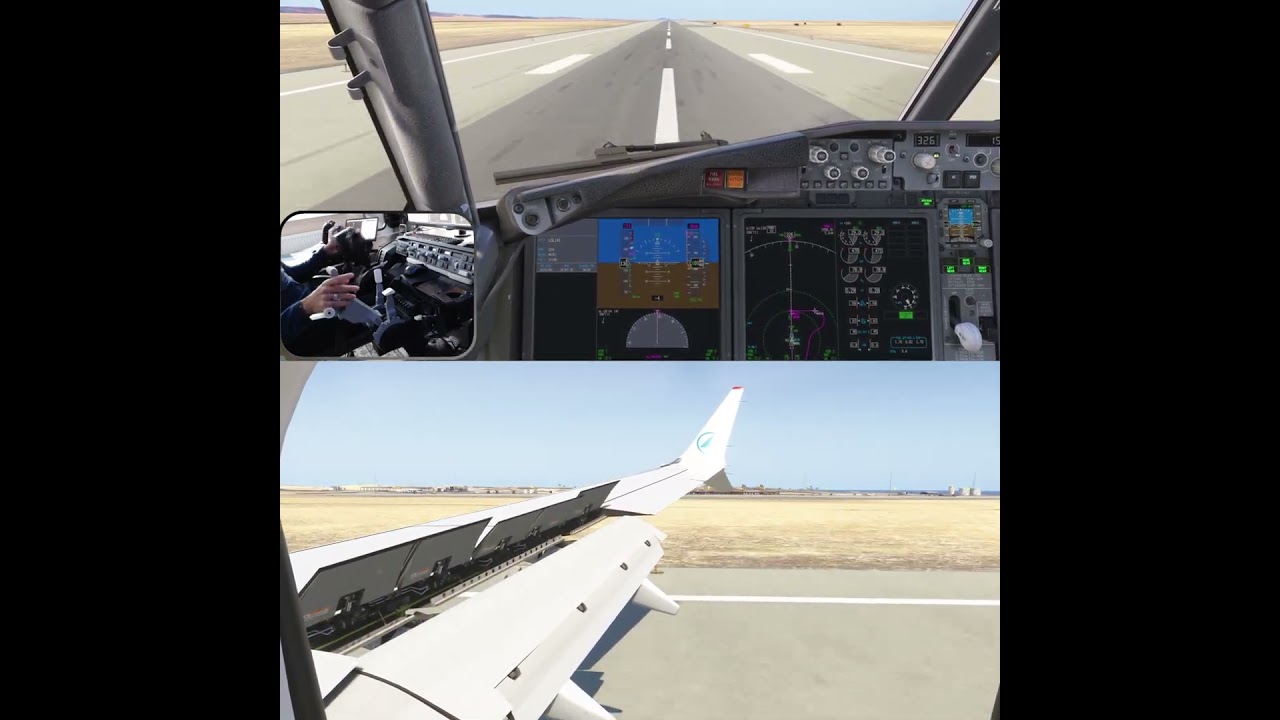 MSFS2024 landing HEMA #msfs2020 #msfs2024 #pilotlife #aviation #egypt #landing #aviationlovers #737
