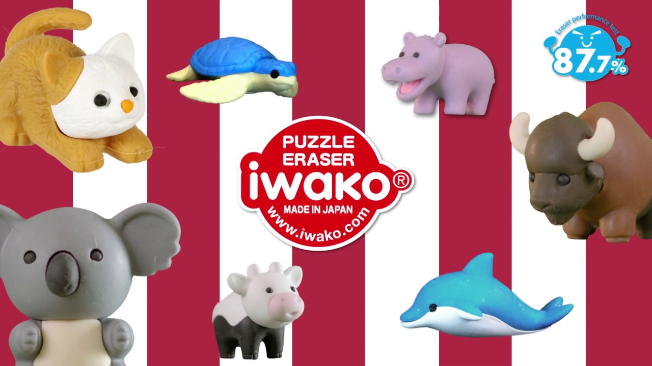 IWAKO GLOBAL Co., Ltd.　Japanese Unique Puzzle Erasers