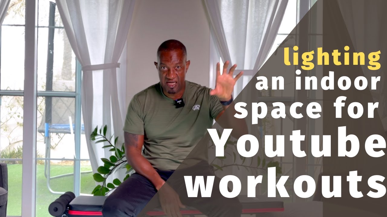 How I set up inexpensive lighting for Indoor Youtube Workout Space