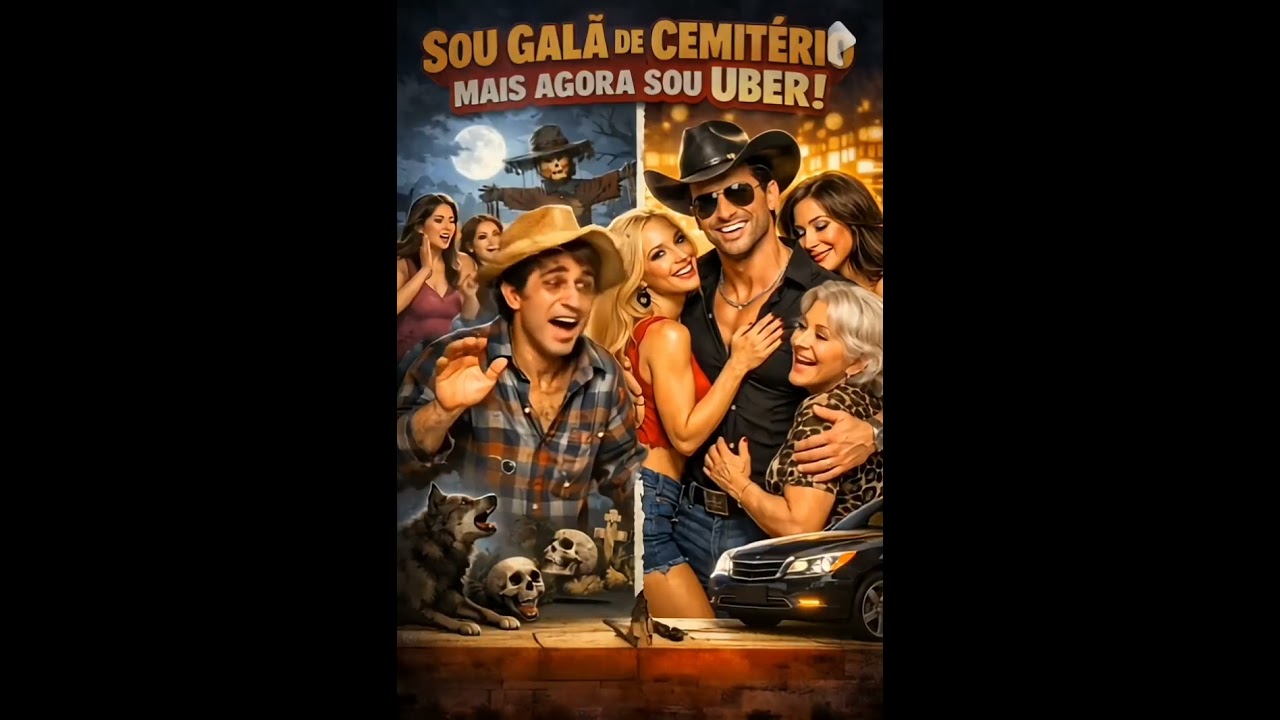Sou galã de cemitério, mais agora sou uber (vanerão sertanejo caipira)