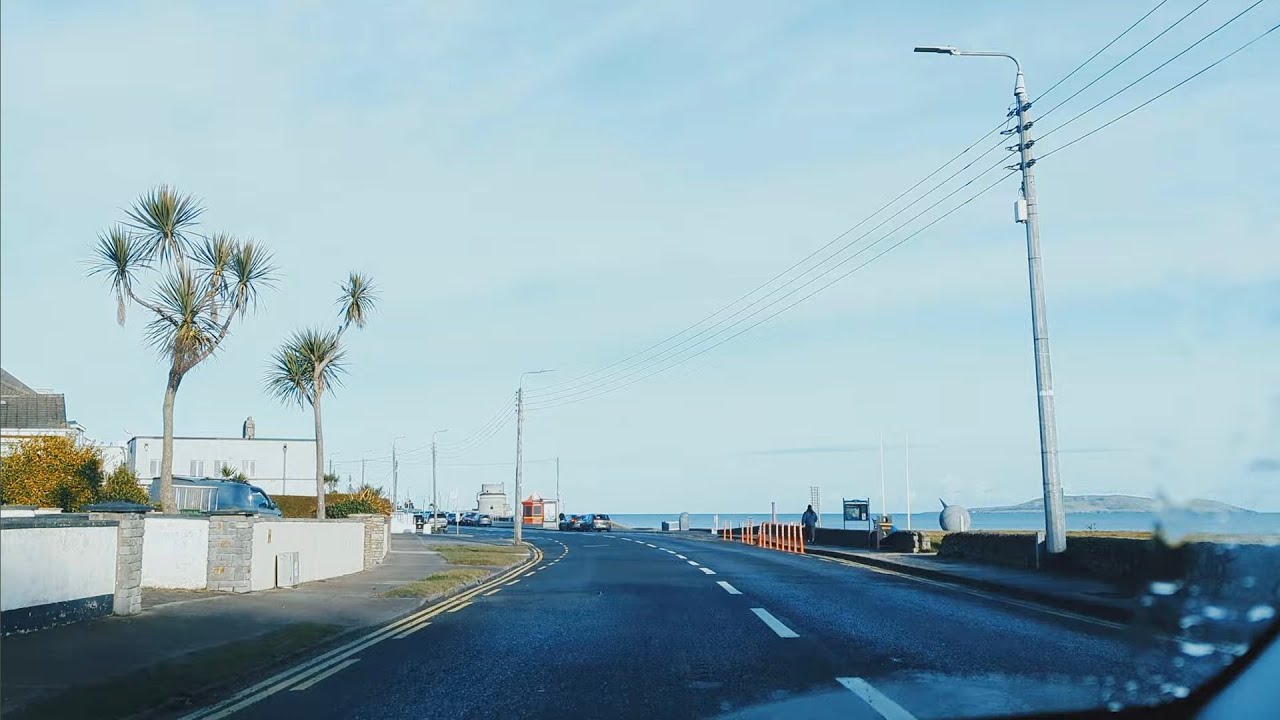 Dublin, Ireland | January 2026 | Sunny Winter Drive: Portmarnock Coast Road to Malahide, 
