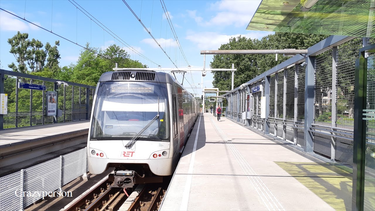 Hoekse Lijn Metro Hoek van Holland Strand - Schiedam Nieuwland | RET Lijn B in 2023