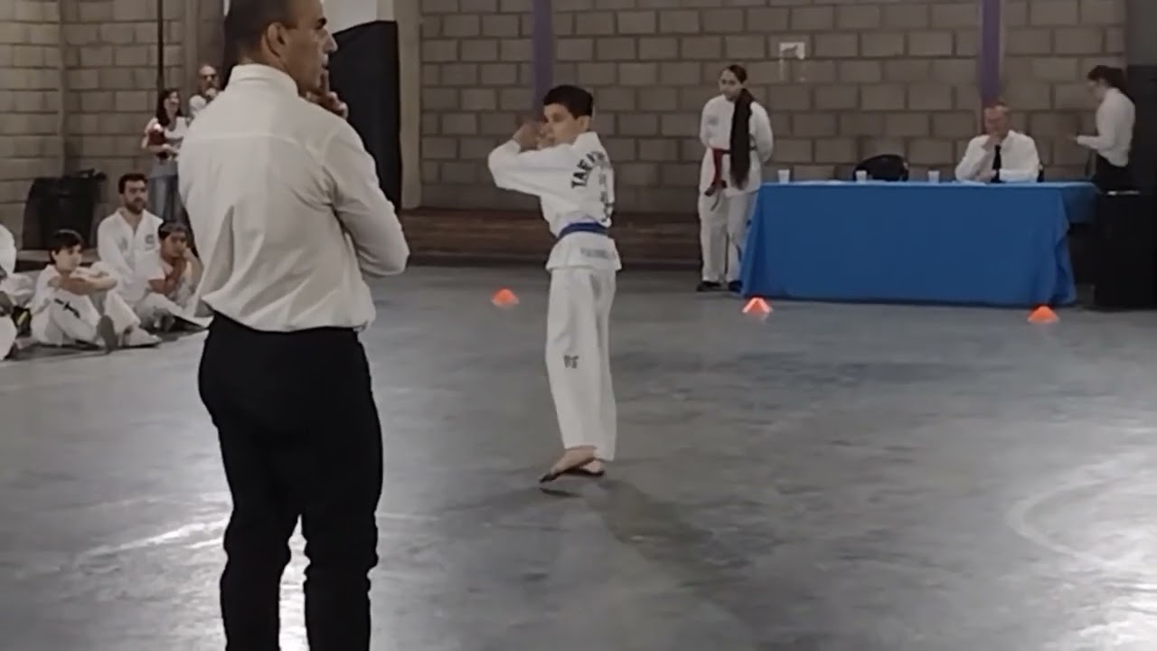 examen cinturón punta roja taekwondo ITF.