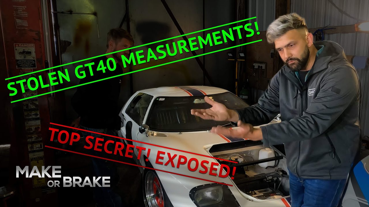 WE STEALING THE SOUTHERN GT 40 DESIGN!!!! EP35 WE MEASURE UP THE FRONT CHASSIS !