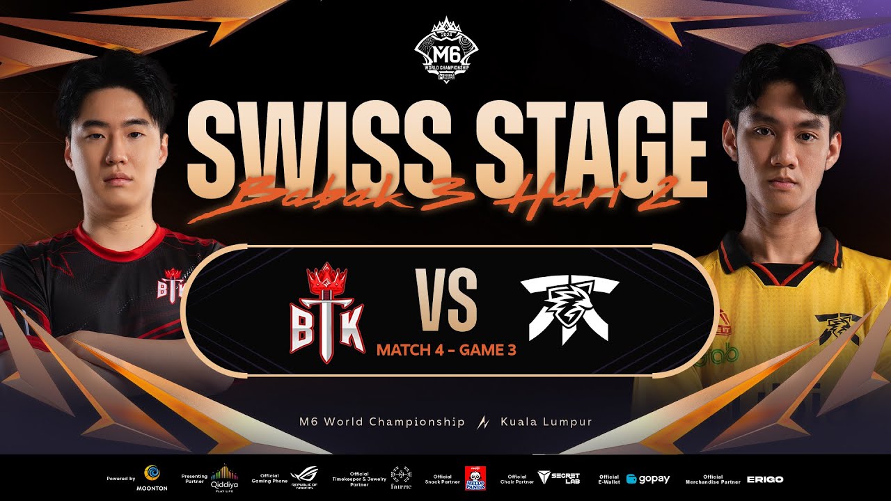 [ID] M6 Swiss Stage Hari 4 | Babak 3 | BLOODTHIRSTYKING VS FNATIC ONIC PH | Game 3