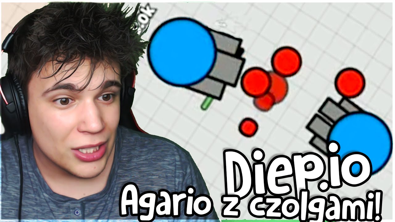 Agar.io z czołgami! :D - Diep.io! #1