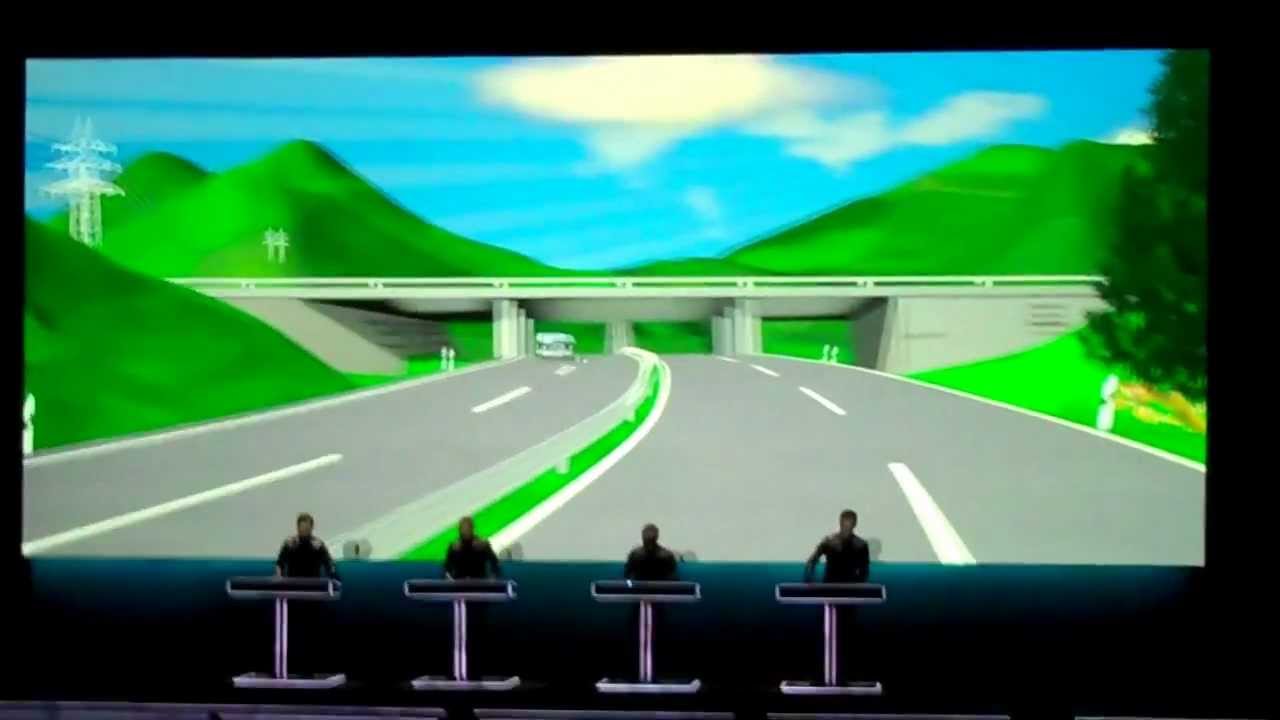 Autobahn by Kraftwerk. Live at Tate Modern London. 6th February 2013.