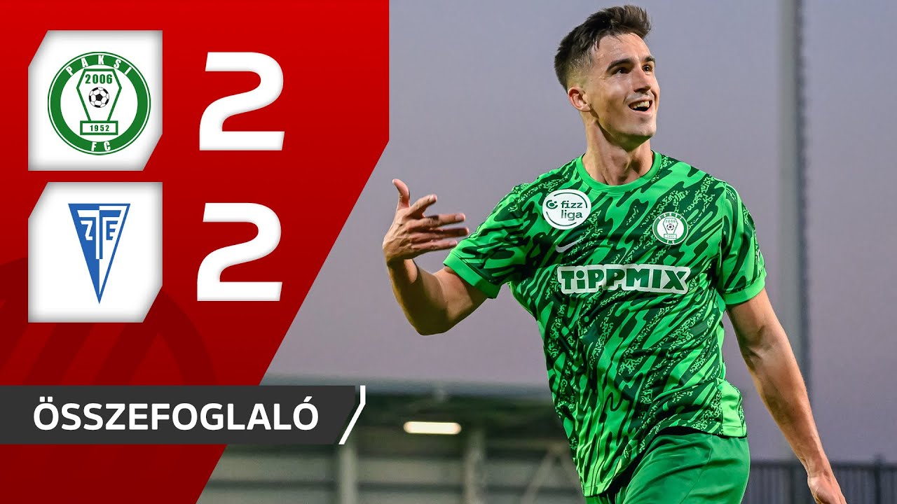 Fizz Liga: Paks–ZTE 2–2 | összefoglaló