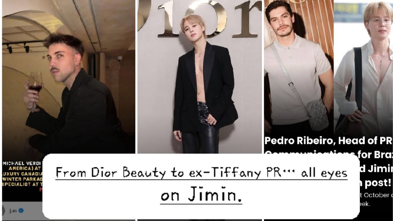 От Dior Beauty до бывшего пиарщика Tiffany… все взгляды прикованы к Чимину.